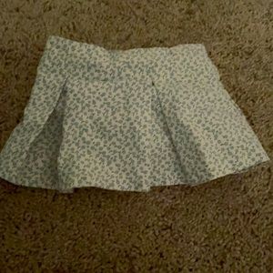 Baby Gap 3-6 month white with flowers skirt